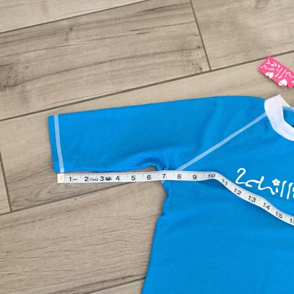 Blue UPF Protection Swim Rash Guard - Picture 7 of 7